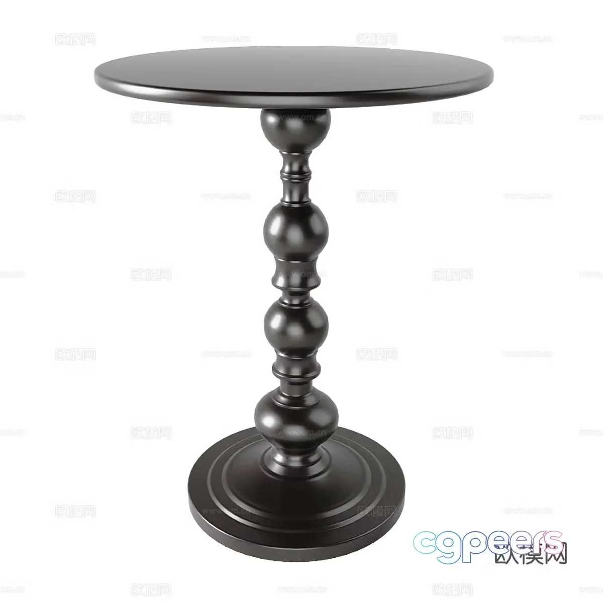 American simple round edge 3D model