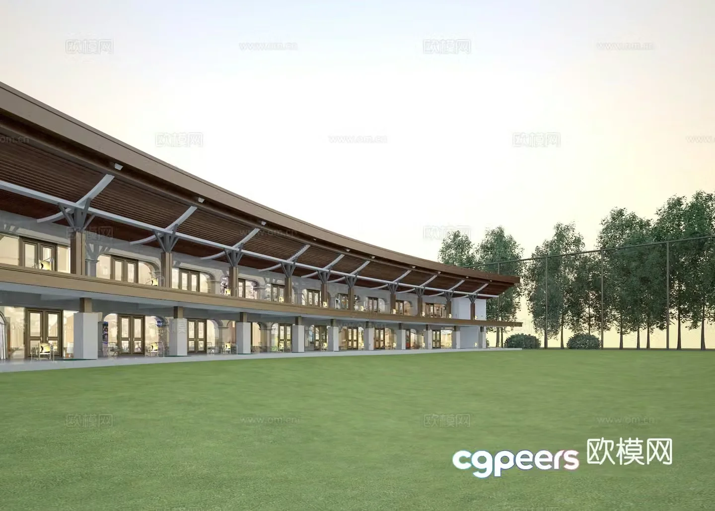 Golf Stadium 3D model