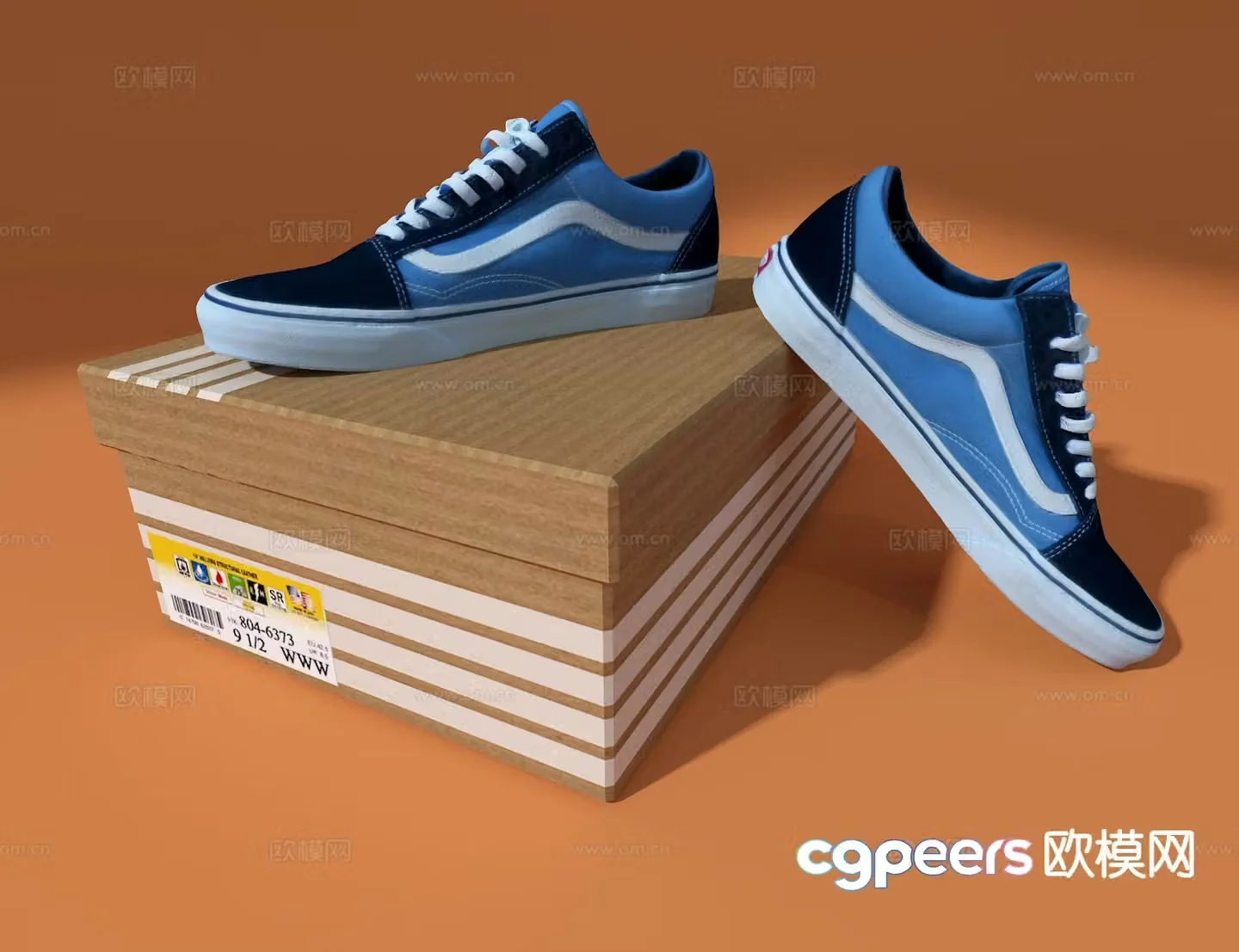 Vance shoes sneakers casual shoes 3d model