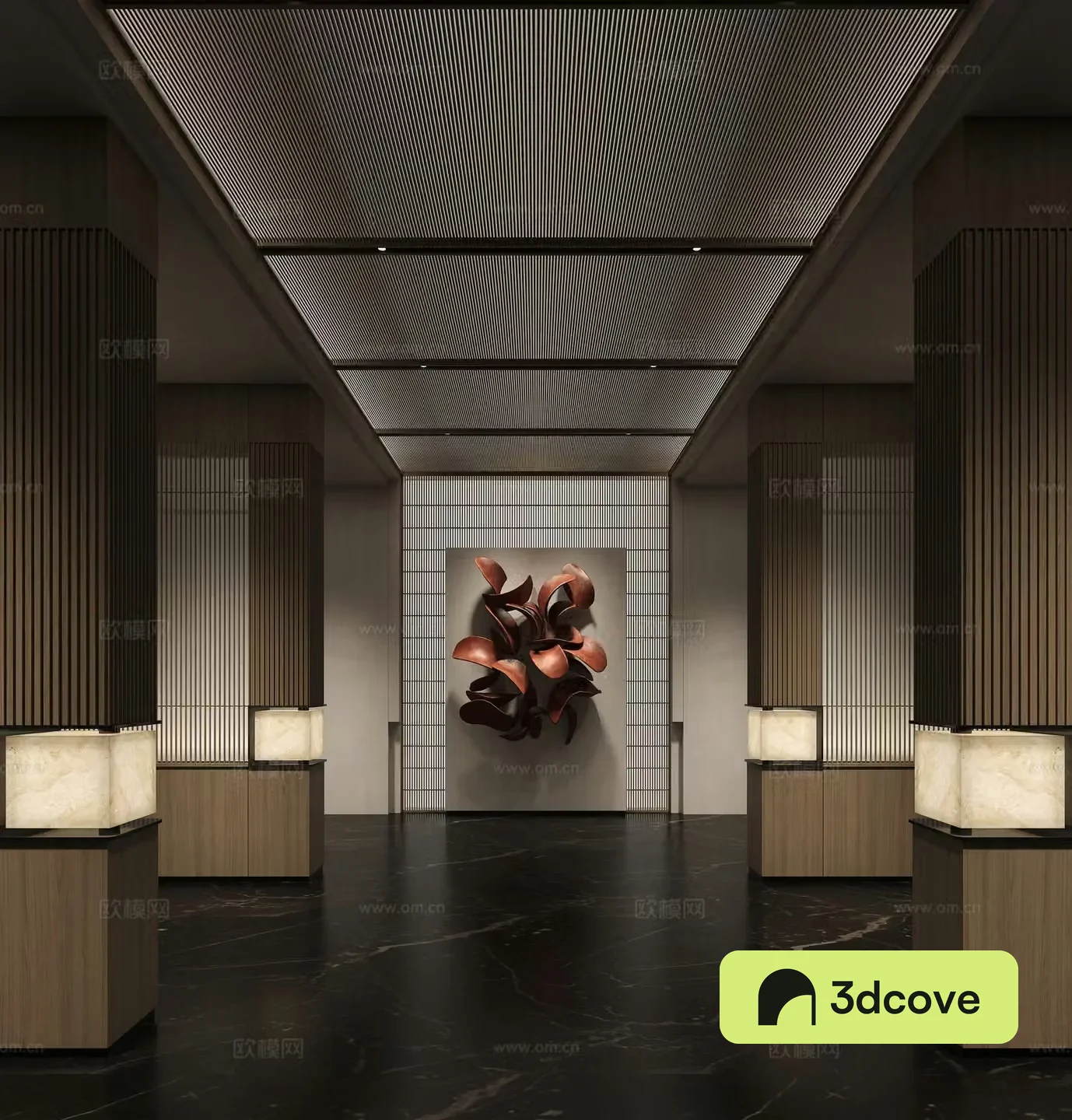 New Chinese style entrance hallway