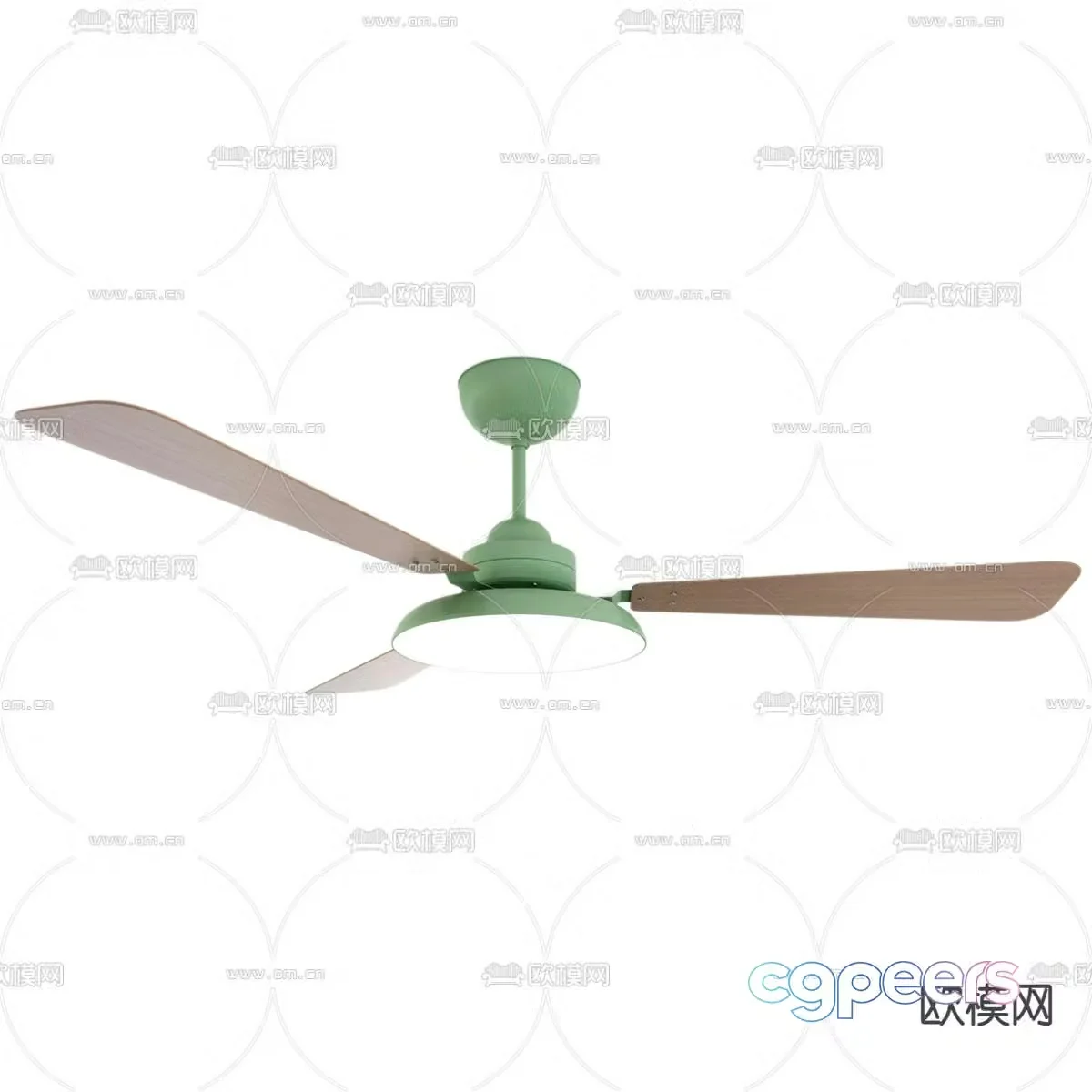 Fan light Ceiling fan light 3d model
