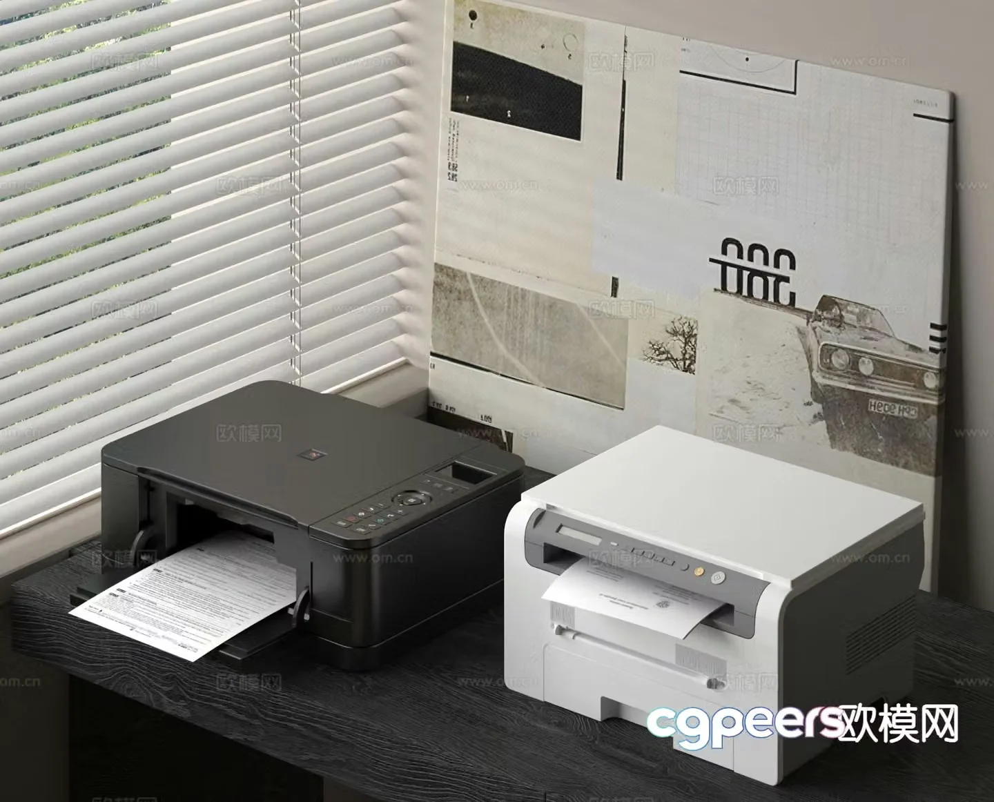 printer copy 3d model