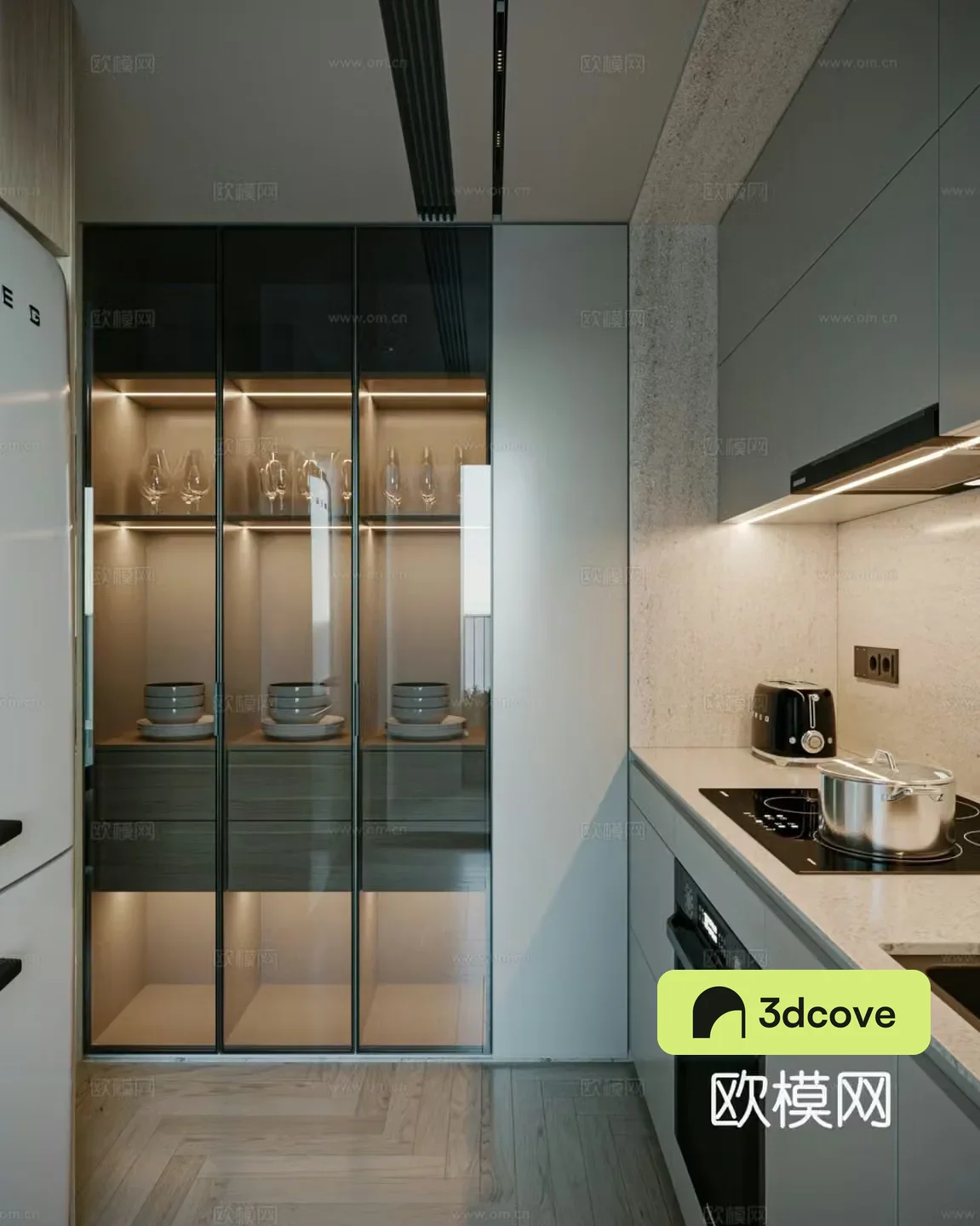 Modern kitchen Minimalist kitchen Open kitchen Minimalist cabinets Kitchen supplies Kitchen accessories
