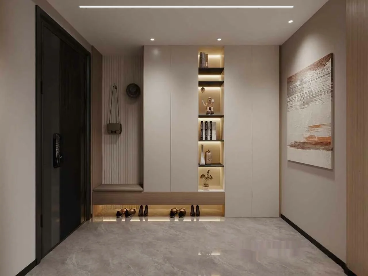 Modern Entryway Design 3D Model – 18271 – VRAY Render