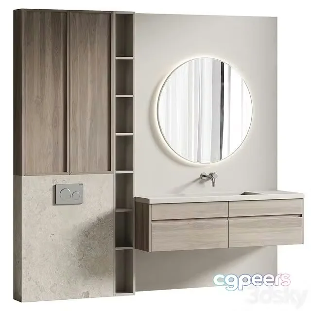 3ds Max Free – Bathroom furniture 2