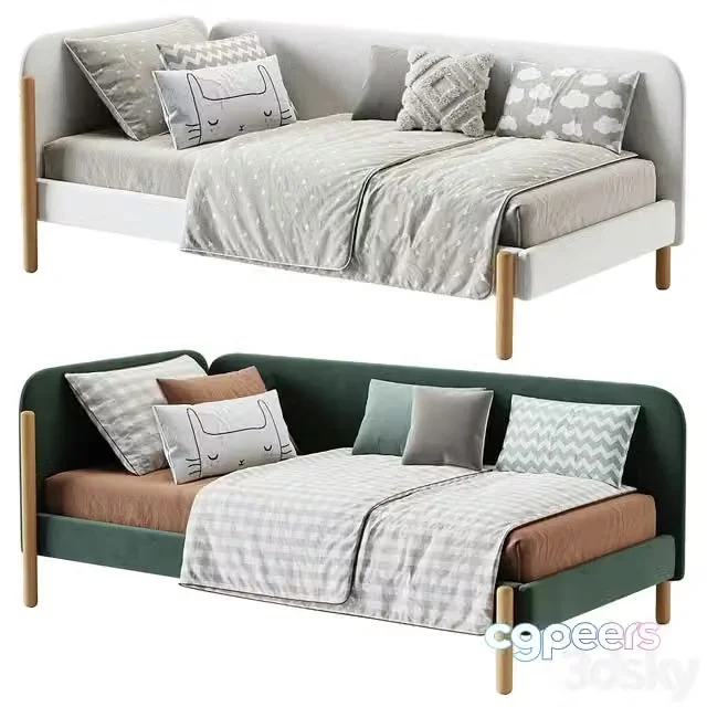 3ds Max Free – Сhildren’s bed Casey