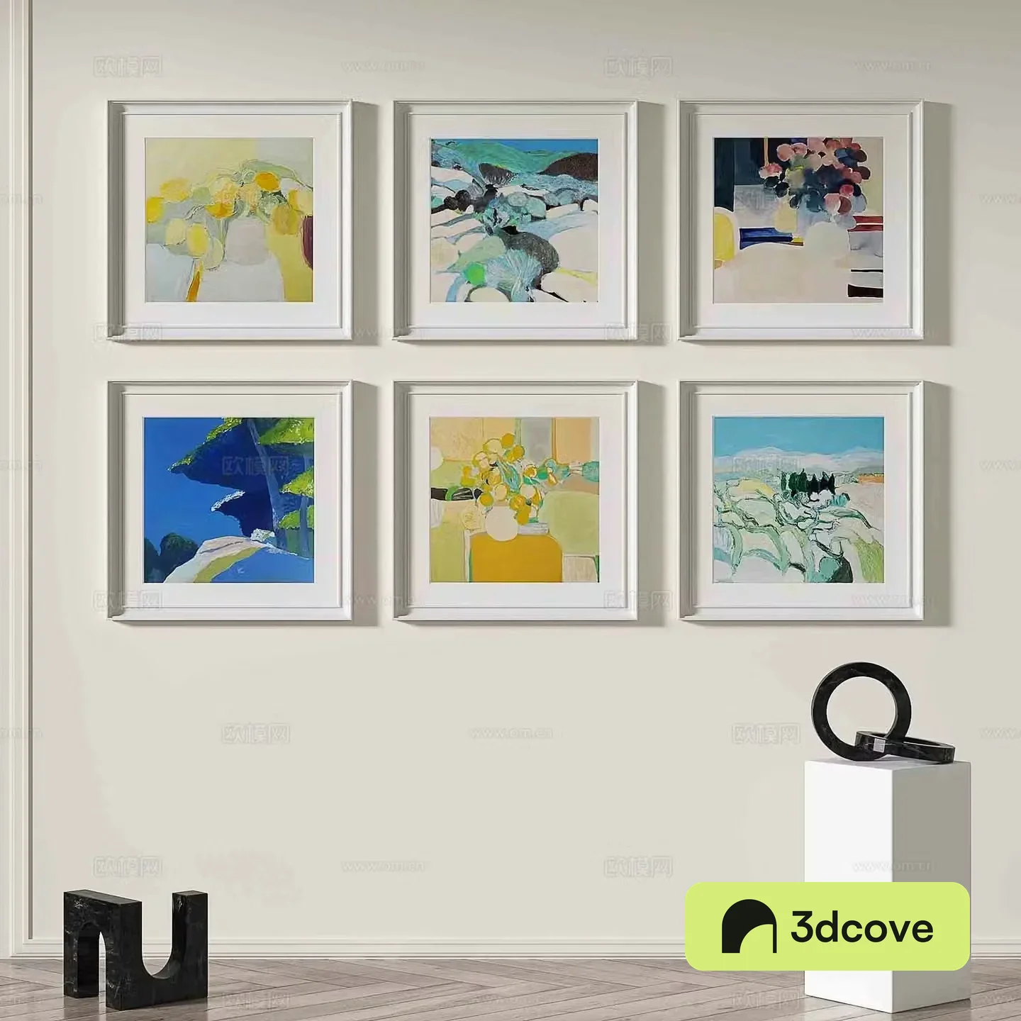 Modern oil painting decorative painting