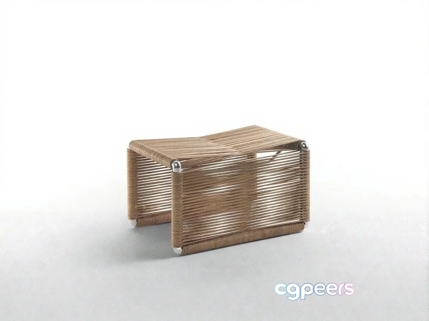 A Woven Bench 3D Model – 5947 – VRAY Render