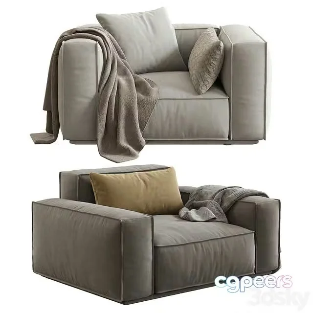 3ds Max Free – Arflex Marechiaro XIII Armchair 139