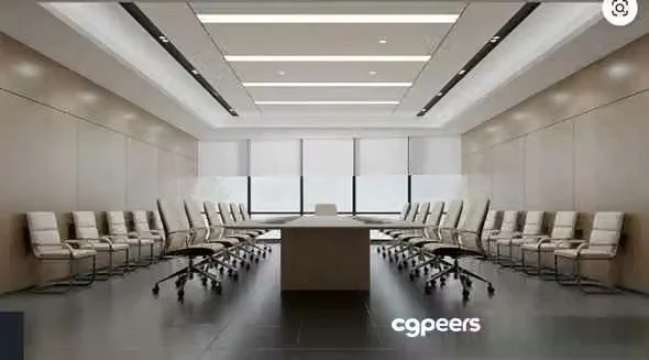 Modern Conference Room 3D Model – 3031 – VRAY Render