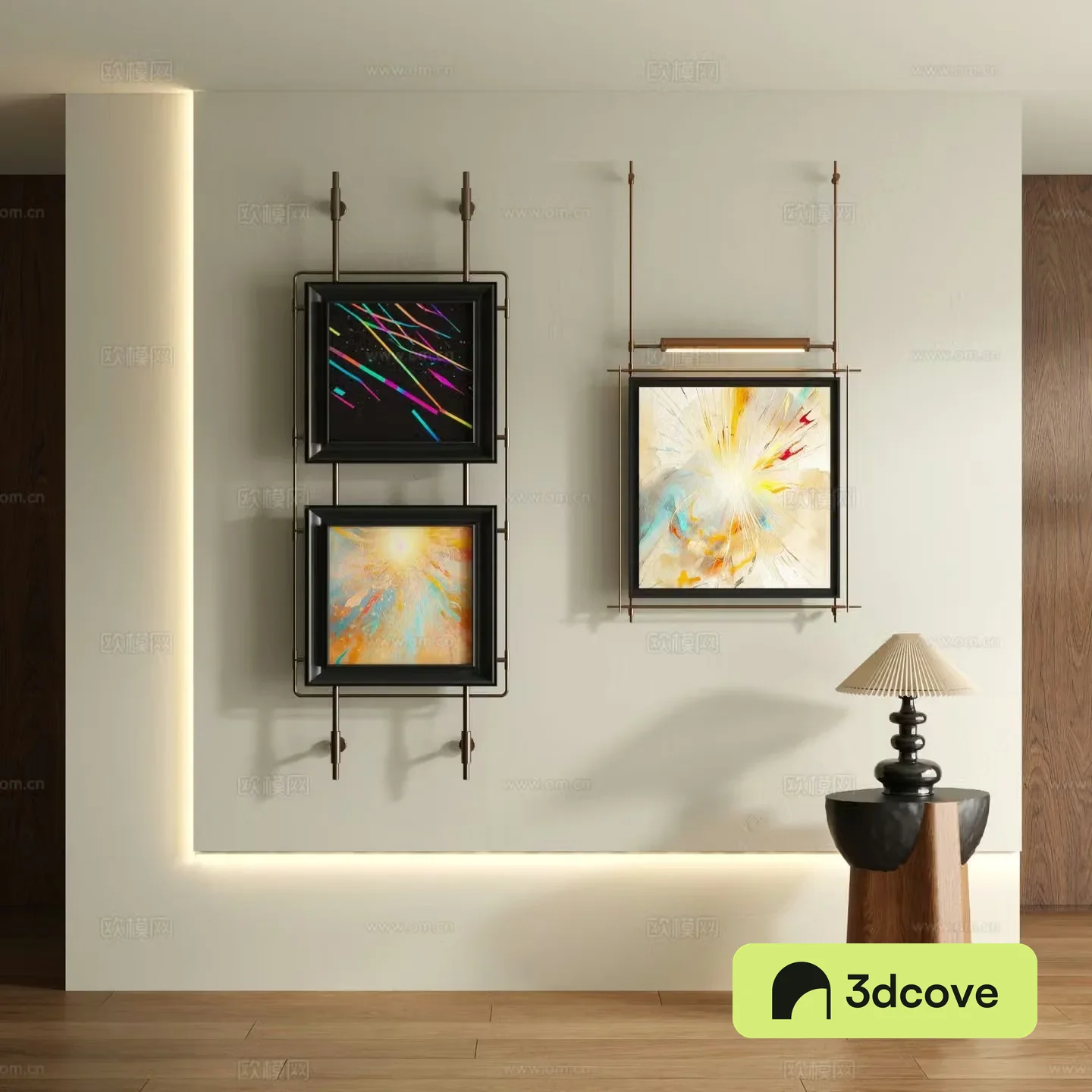 Medieval style texture painting decorative painting