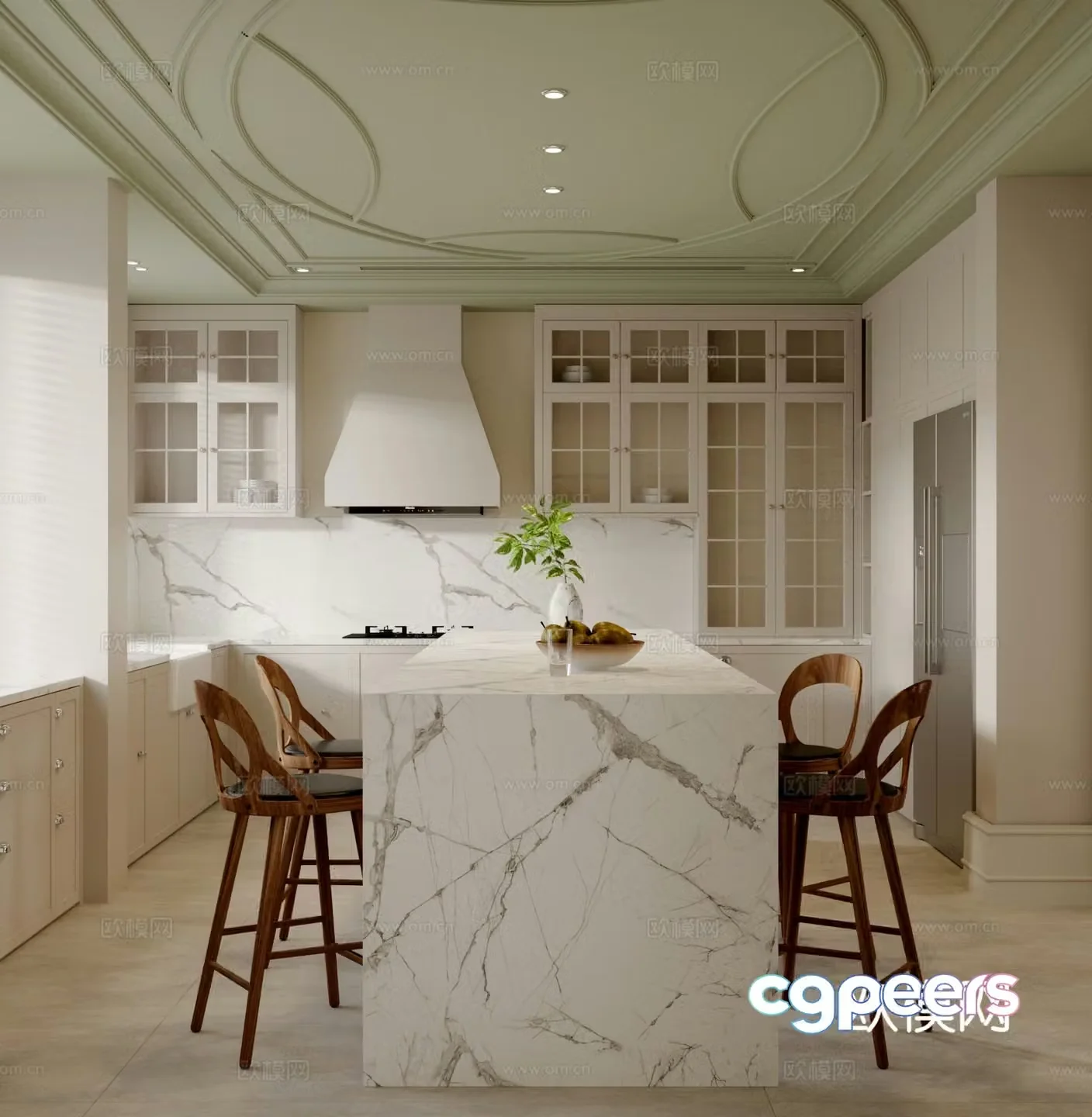 French kitchen 3d model