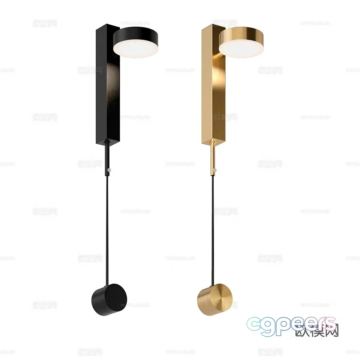 Modern simple and light luxury wall lamp Wall lamp Simple and light luxury wall lamp Lamp 3D model