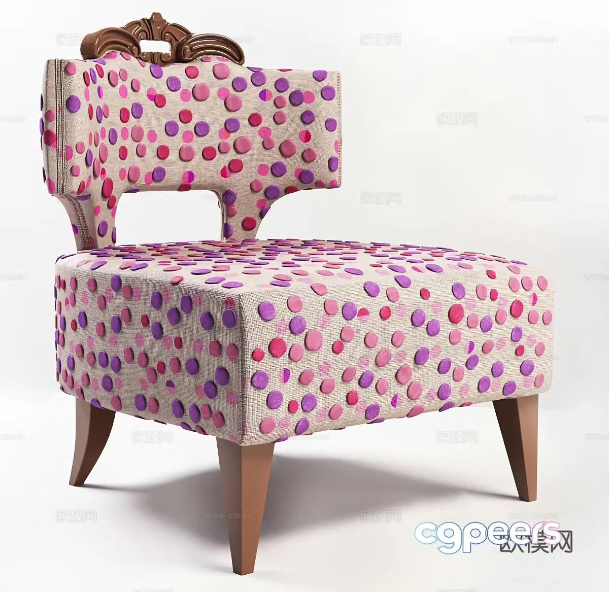 Fabric leisure chair Fabric leisure chair Fabric single chair Children’s single chair Children’s room single chair Children’s 3D model