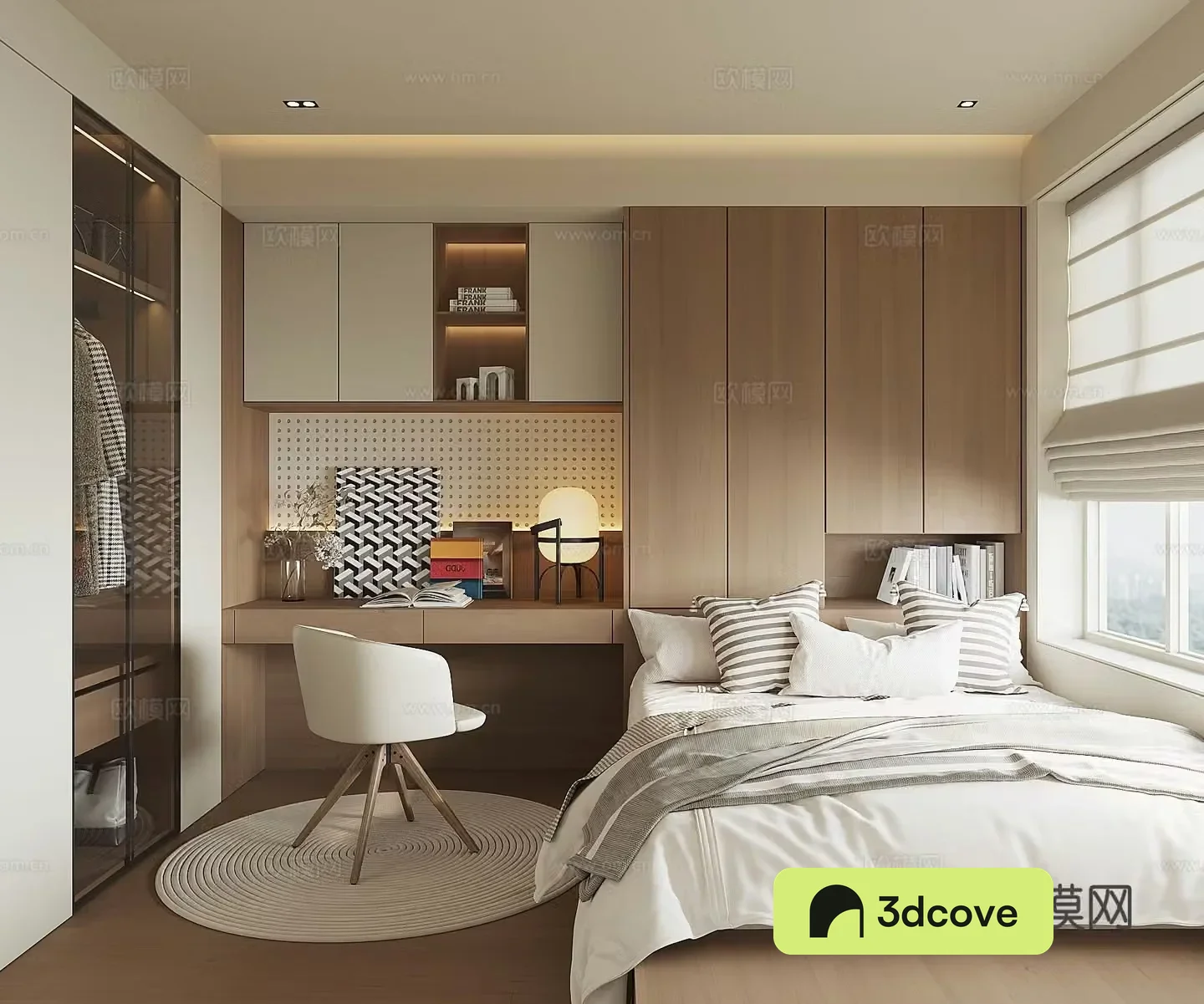 Modern tatami bedroom