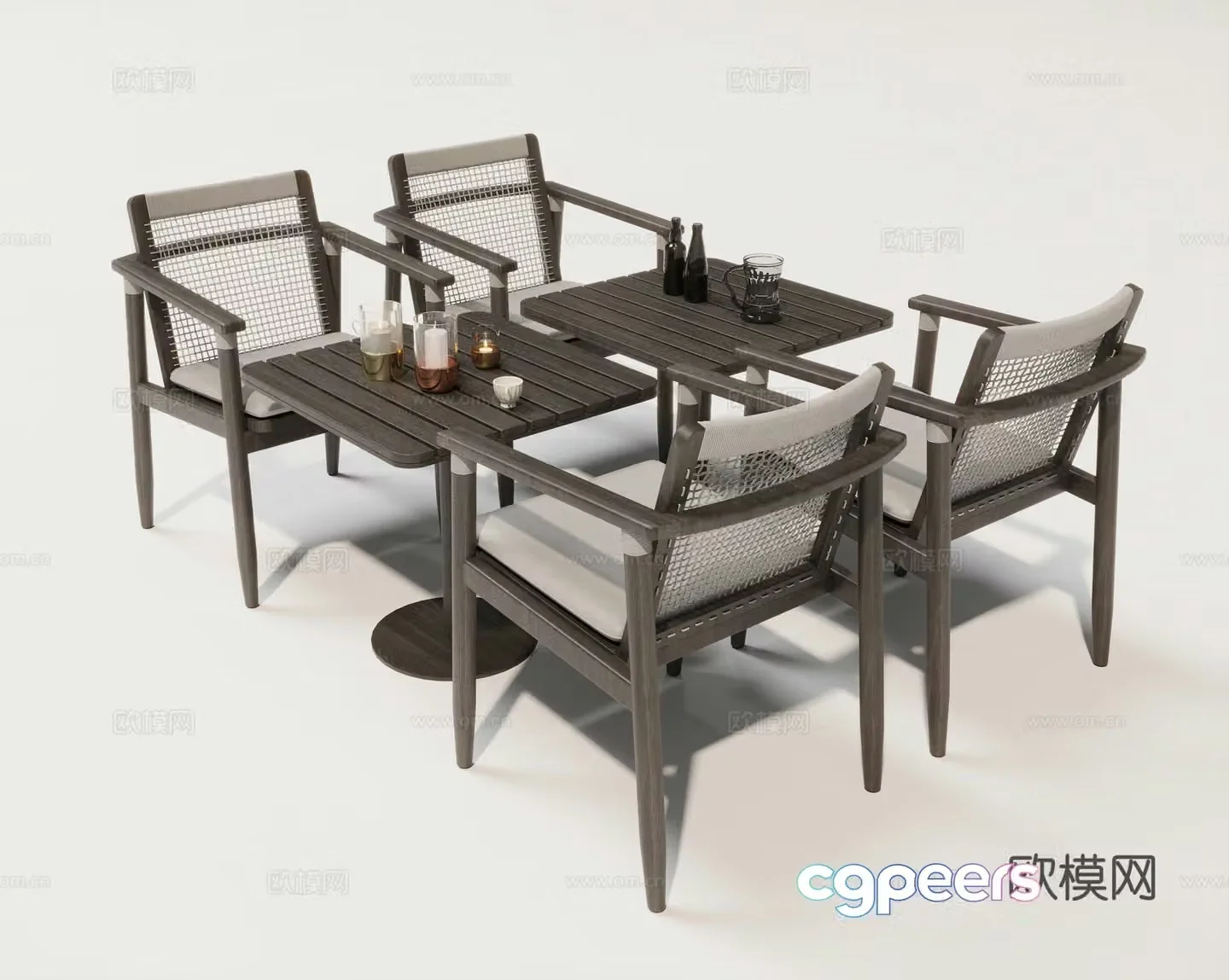 Outdoor leisure table and chairs Camping table and chairs Outdoor table and chairs.jpg3d model