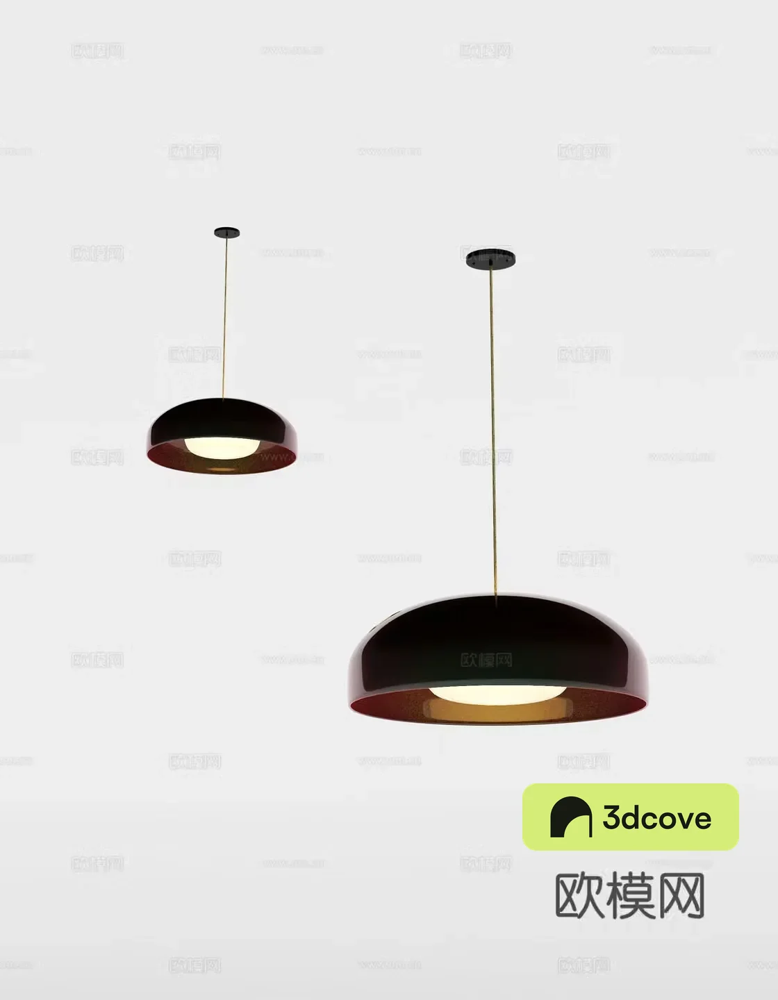 Modern glass chandelier