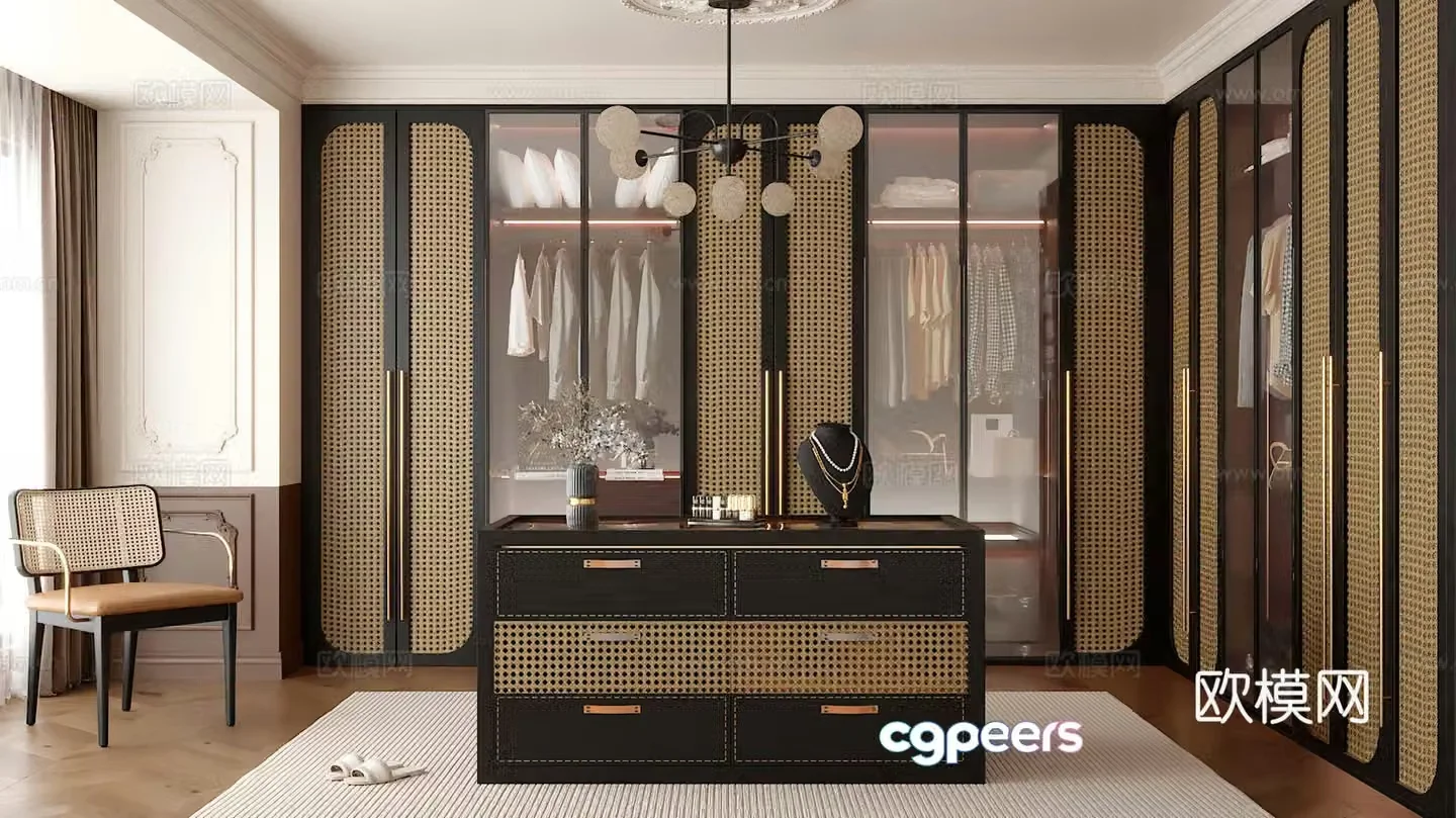 Cloakroom 3d model