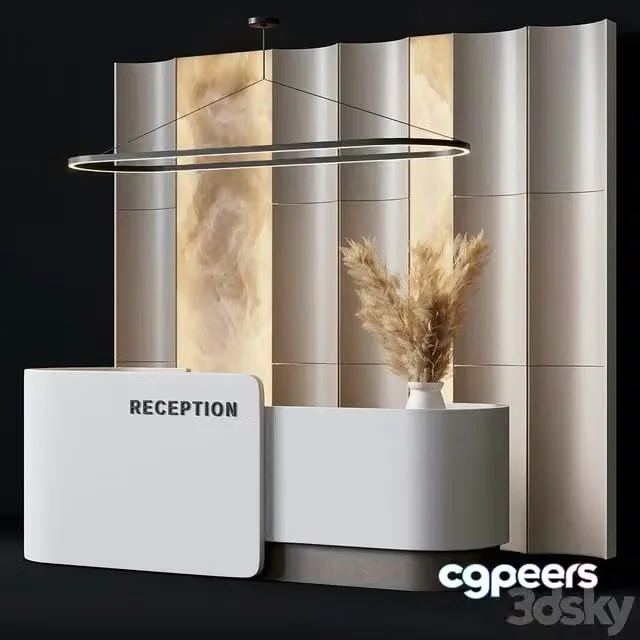 3ds Max Free – Reception desk 22