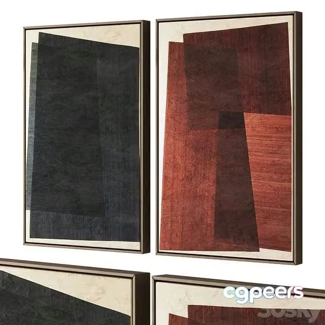 3ds Max Free – 458 frame artwork 12 modern painting art 04