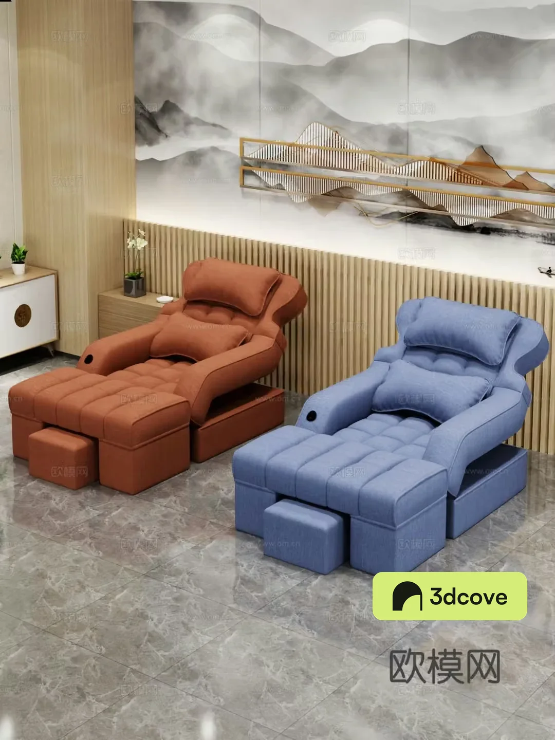 Foot washing leisure chair Physical therapy bed
