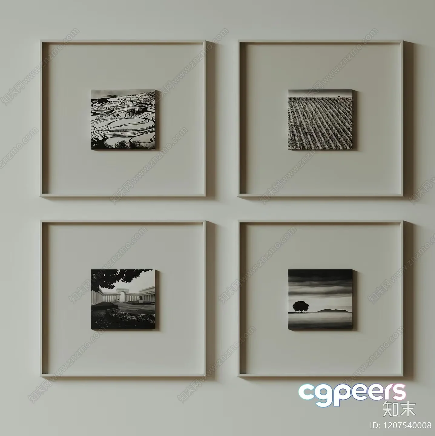 Abstract Artwork 3D Model – 13730 – VRAY Render