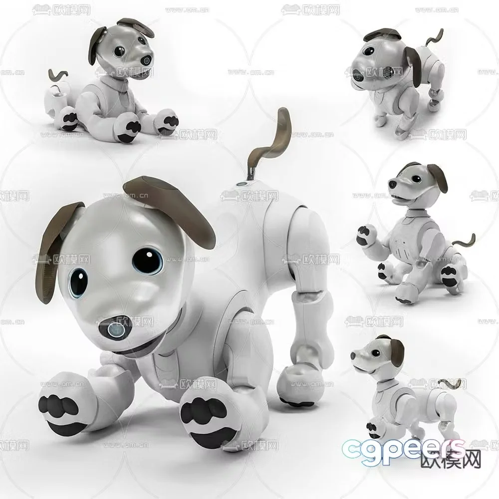 Modern children’s toy dog â€‹â€‹3d model