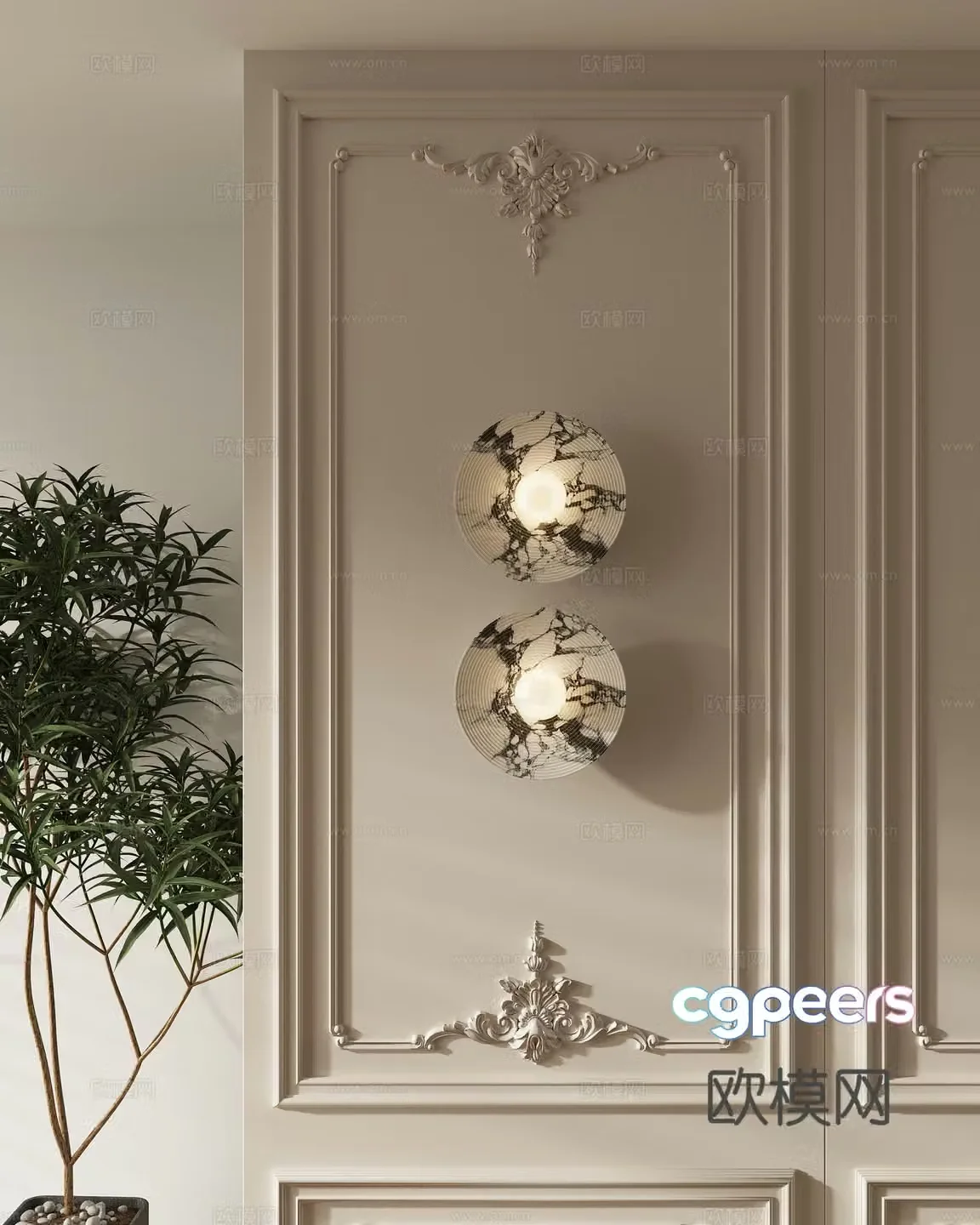 Wall lamp 3d model