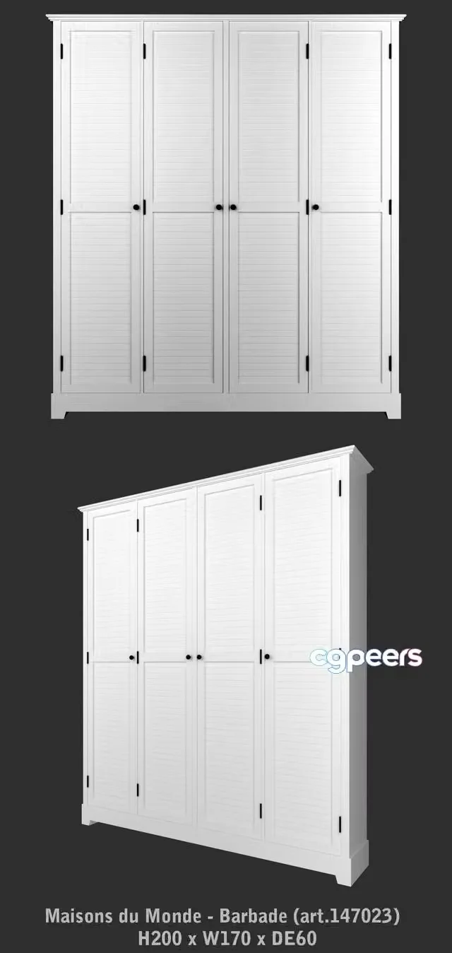 3ds Max Free – Maisons du Monde set 28