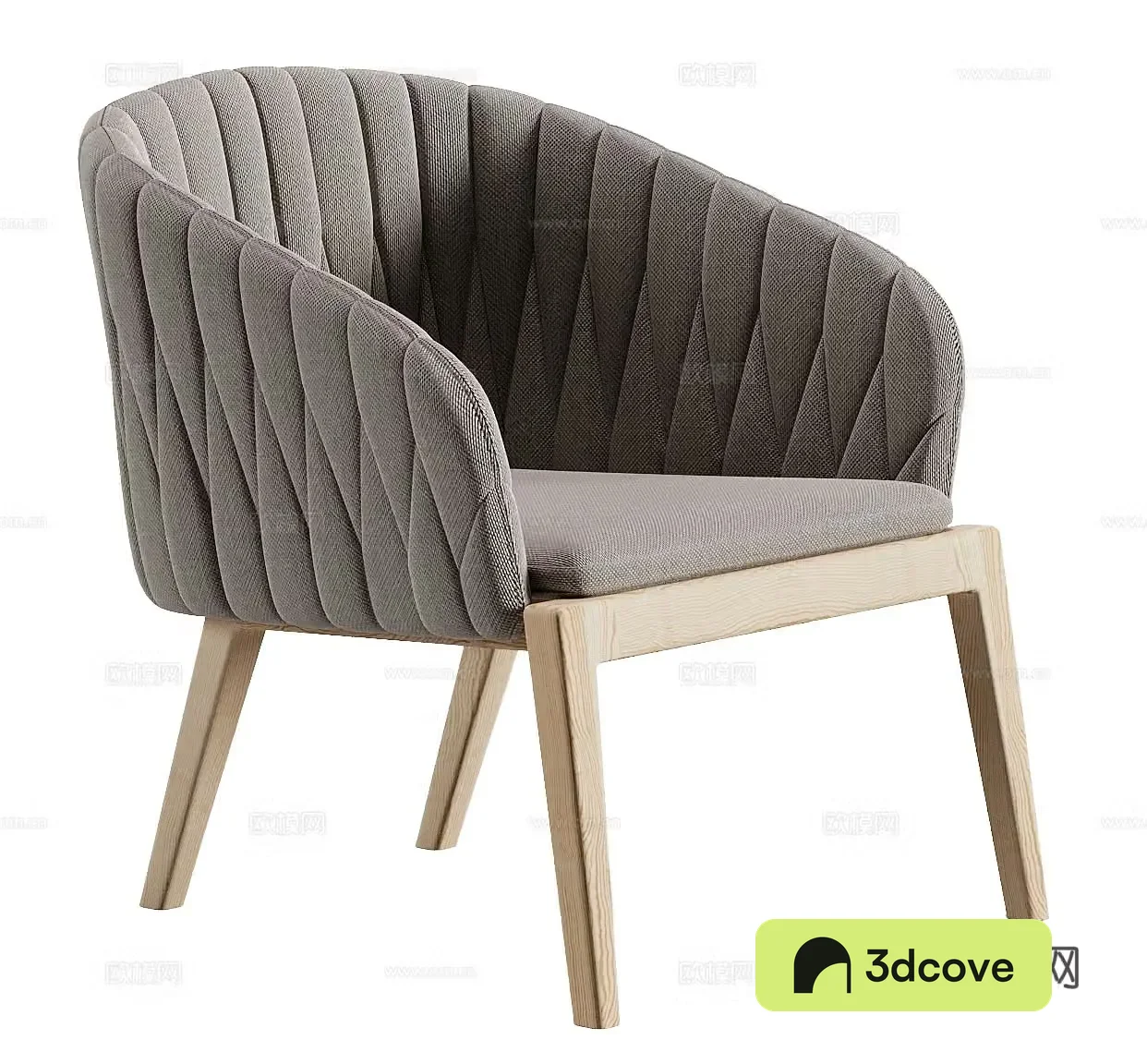 Fabric leisure chair indoor leisure chair outdoor leisure chair backrest chair courtyard leisure chair wooden