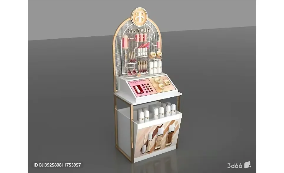 A Cosmetic Display Stand 3D Model – 11500 – VRAY Render