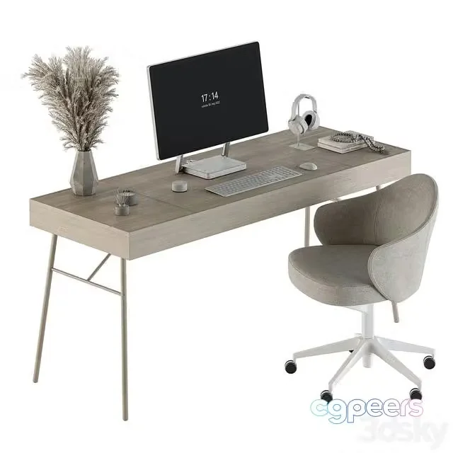 3ds Max Free – Boss Desk – Office Furniture 423