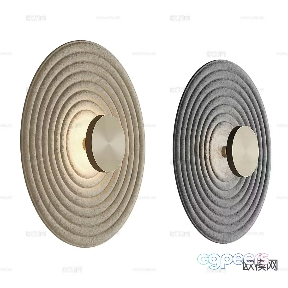 Modern wall light 3d model