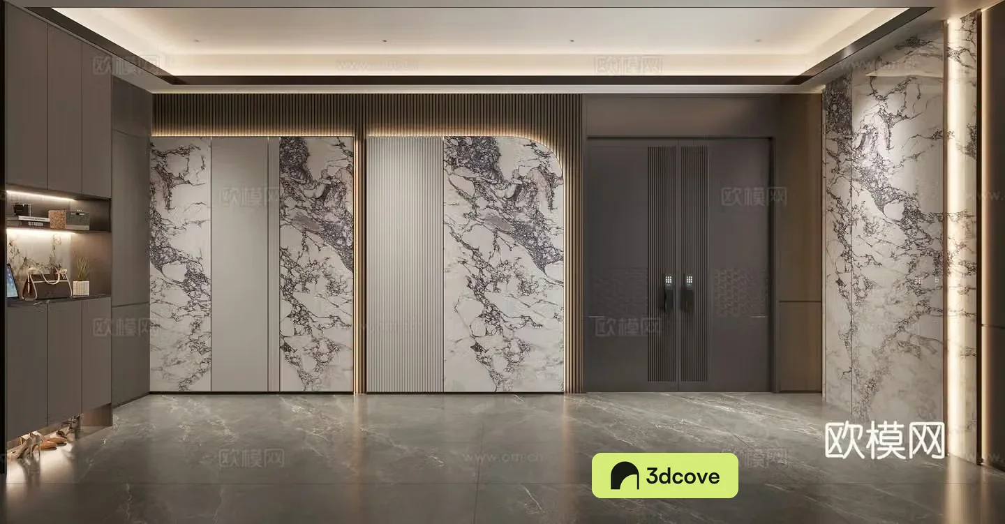 Modern entrance