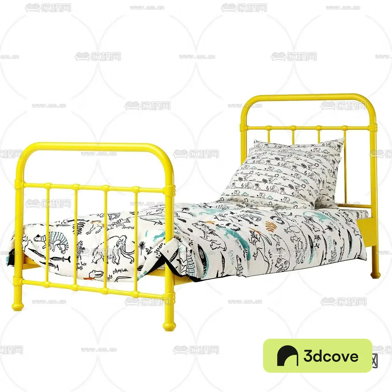 Modern metal children’s bed