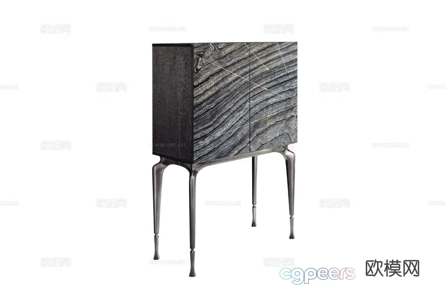 Visionnaire AURORA wine cabinet 3d model
