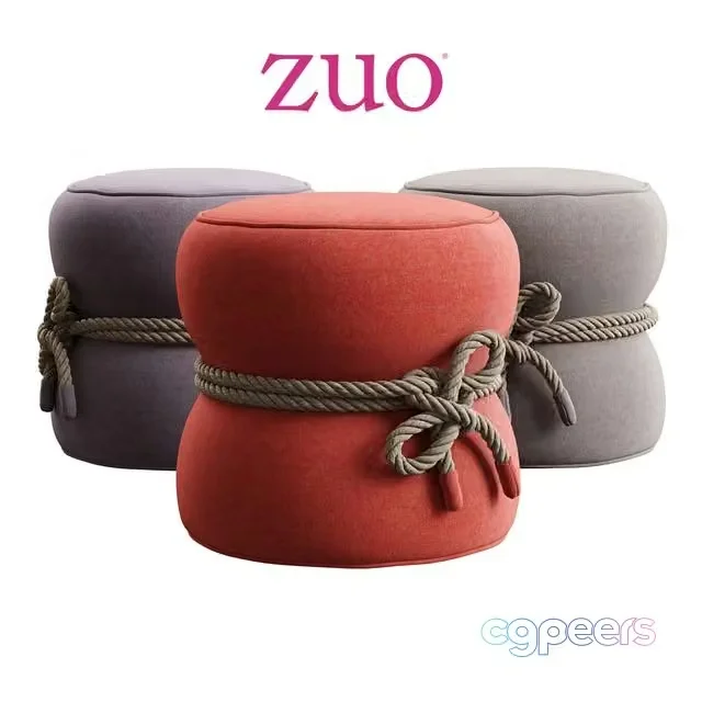 3ds Max Free – Zuo Mod Tubby Ottoman