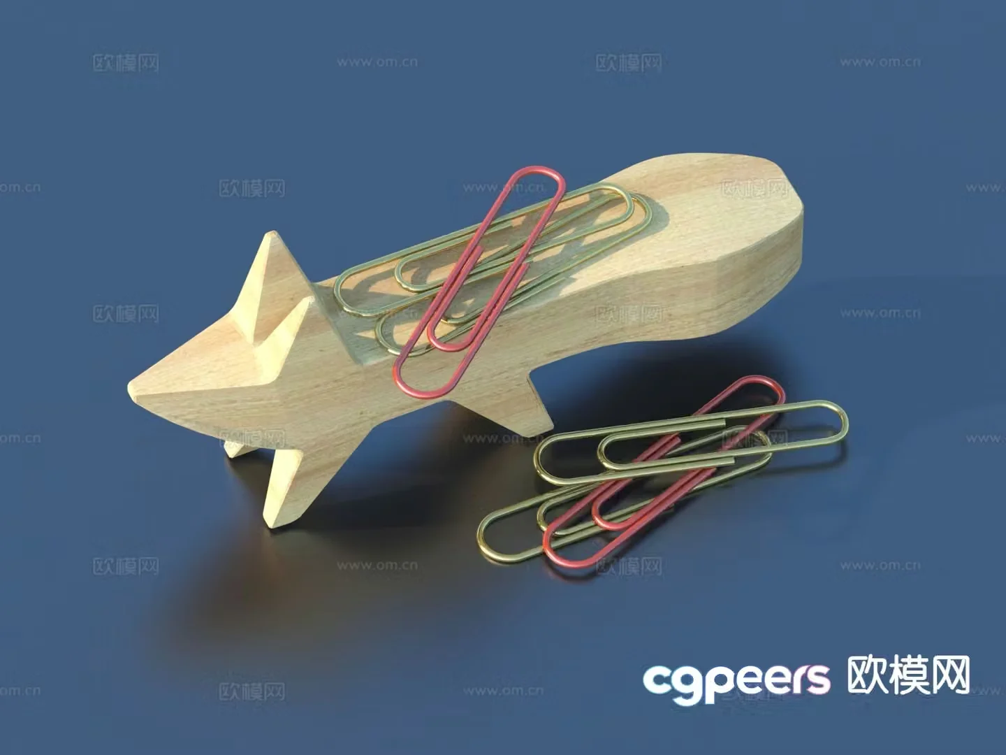 pin stationery 3d model