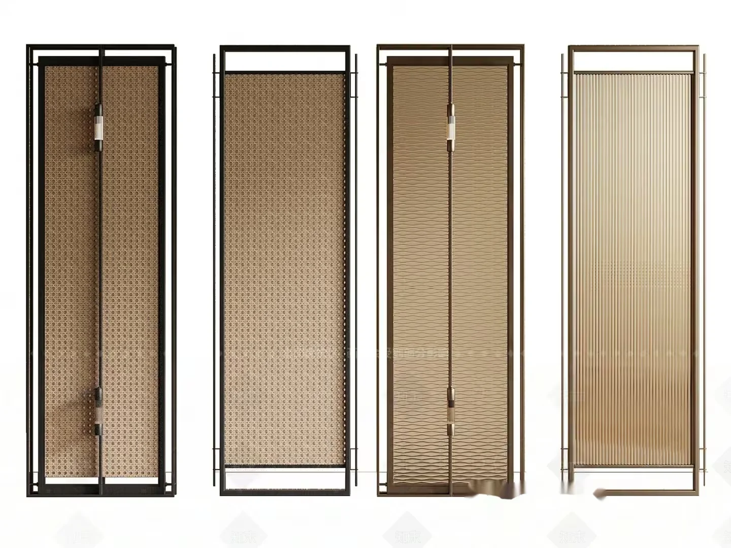 Modern Brown Doors 3D Model – 18365 – VRAY Render