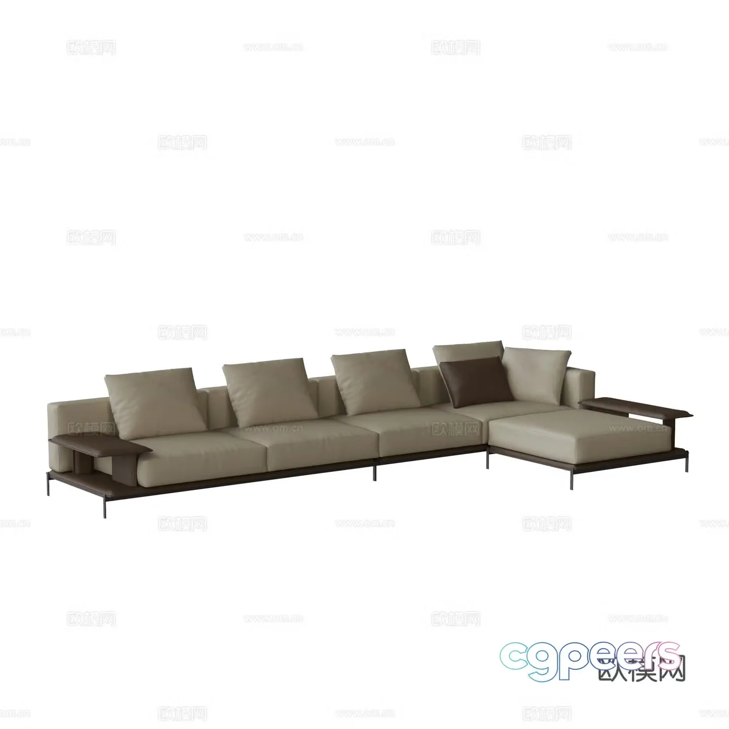 Modern sofa 3d model