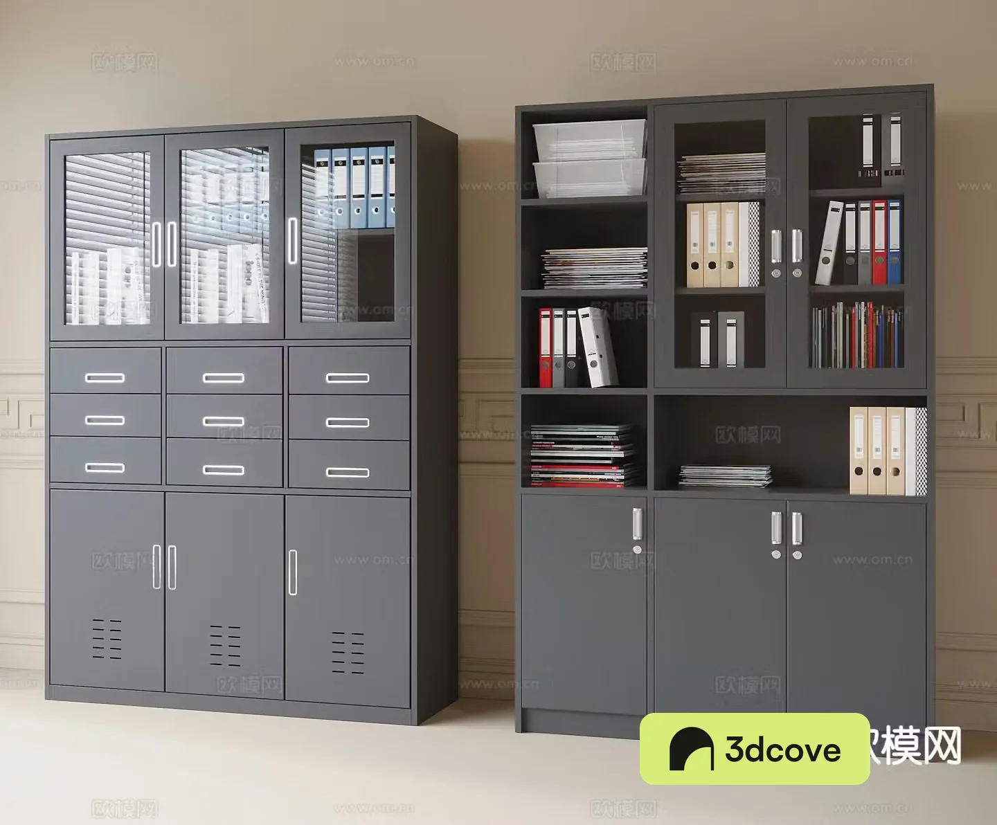 Iron file cabinet