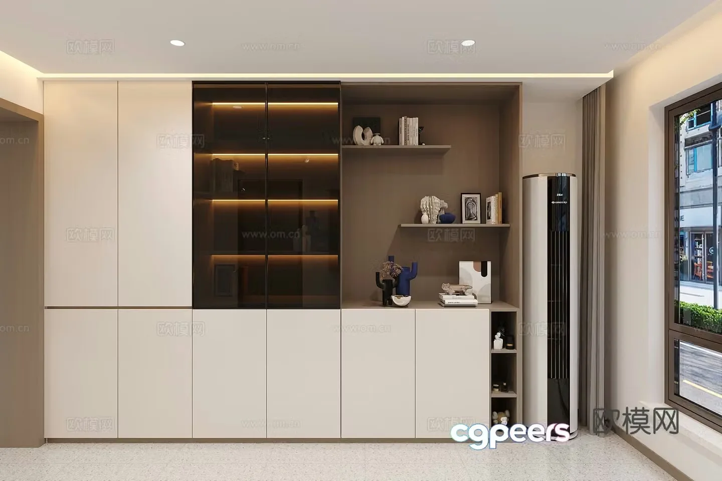 Modern sideboard 3D model