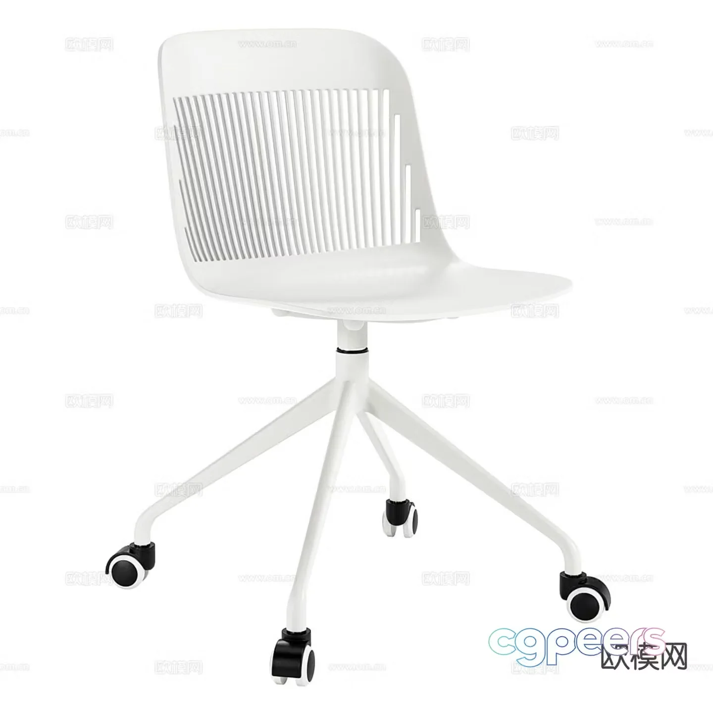 Modern office chair shift chair staff chair 3d model