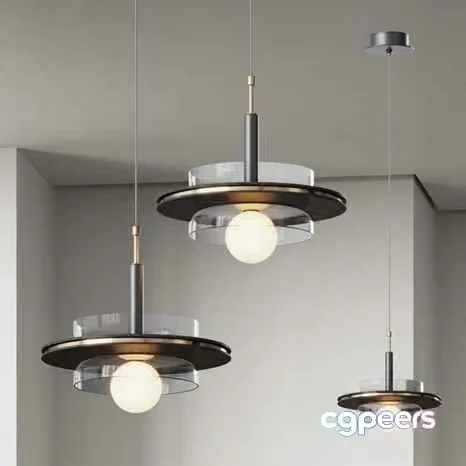 Modern Light Fixtures 3D Model – 6449 – VRAY Render