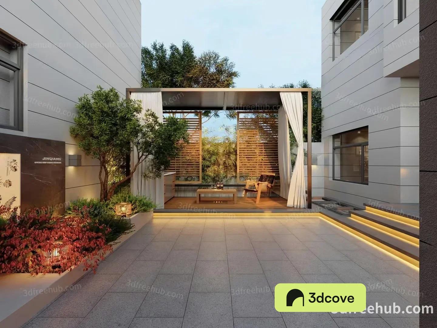 Modern Outdoor Seating Area