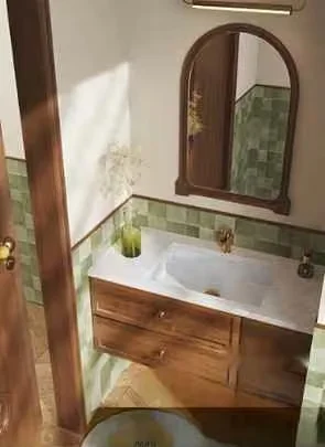 Wooden Vanity With Sink 3D Model – 19620 – VRAY Render
