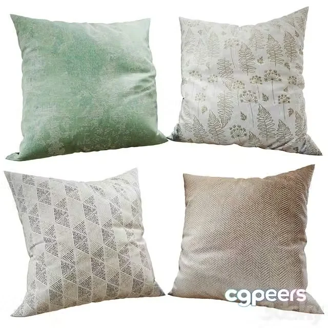 3ds Max Free – Decorative pillows set 157