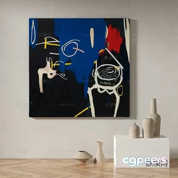 Abstract Art Piece 3D Model – 5697 – VRAY Render