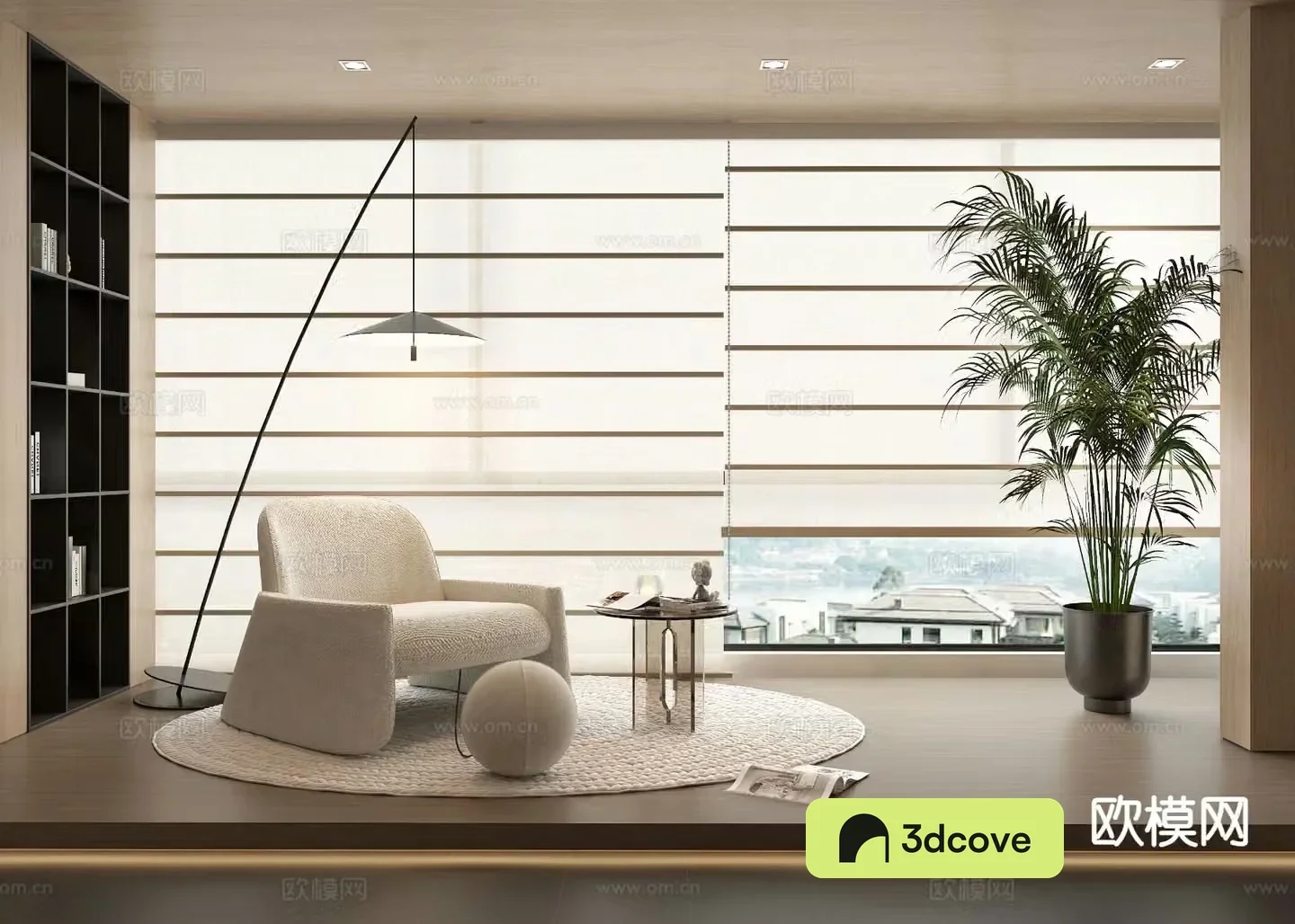 Modern curtains Shangri-La curtains blackout curtains