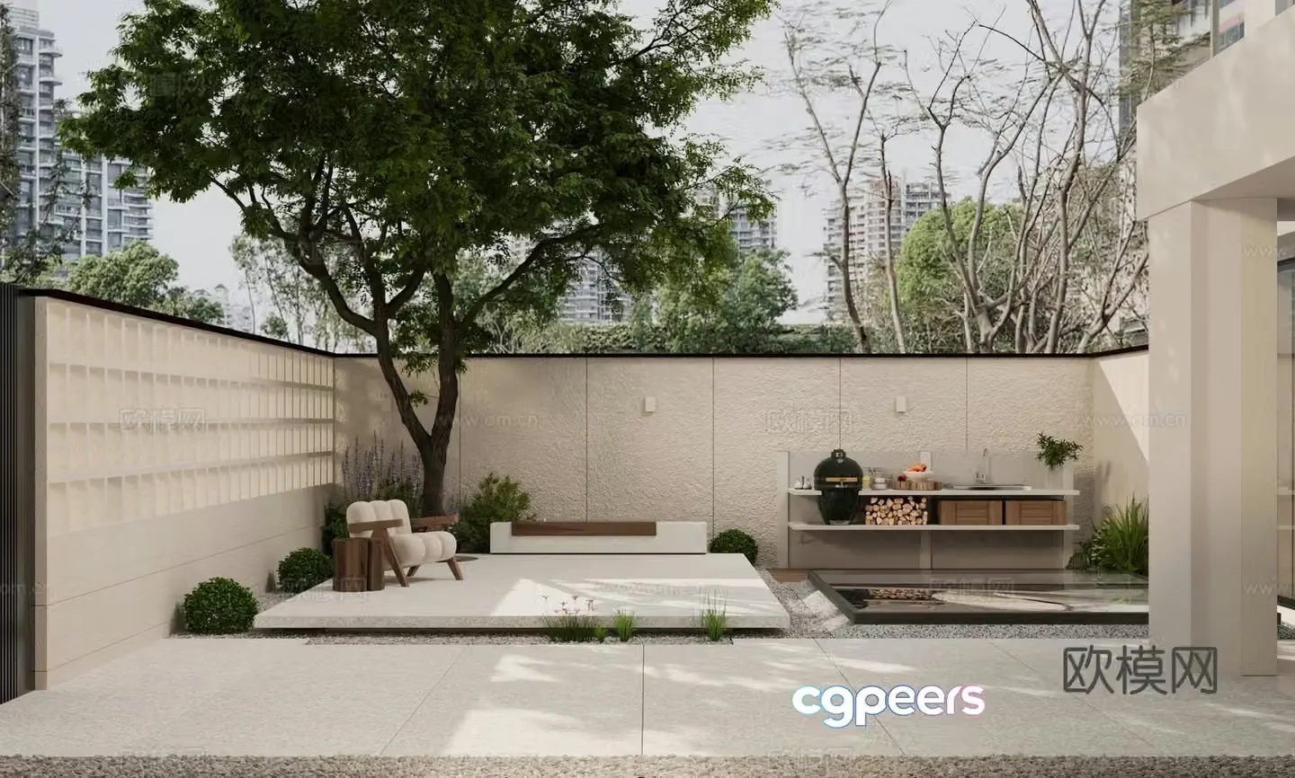 Garden Garden 3d Model
